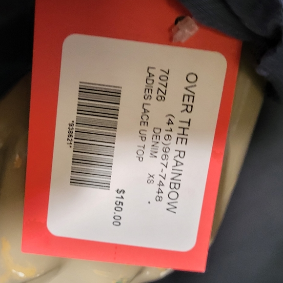 Women's lace up top NWT - Picture 4 of 4